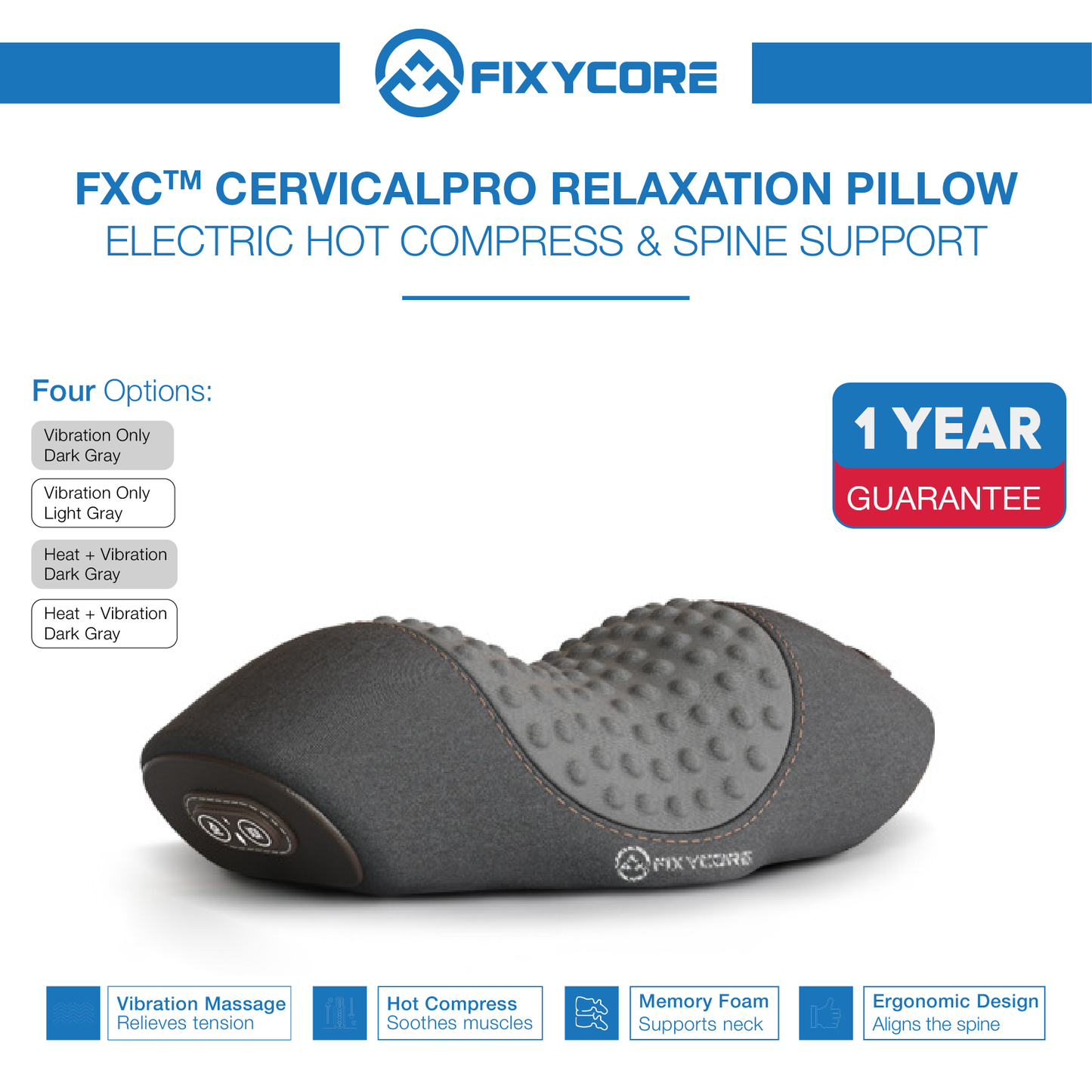 Fixycore™ CervicalPro Relaxation Pillow